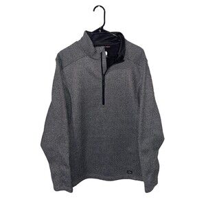 OGIO Quarter Zip Pullover Fleece Men's Size XL TG Diesel Grey Heather Grit